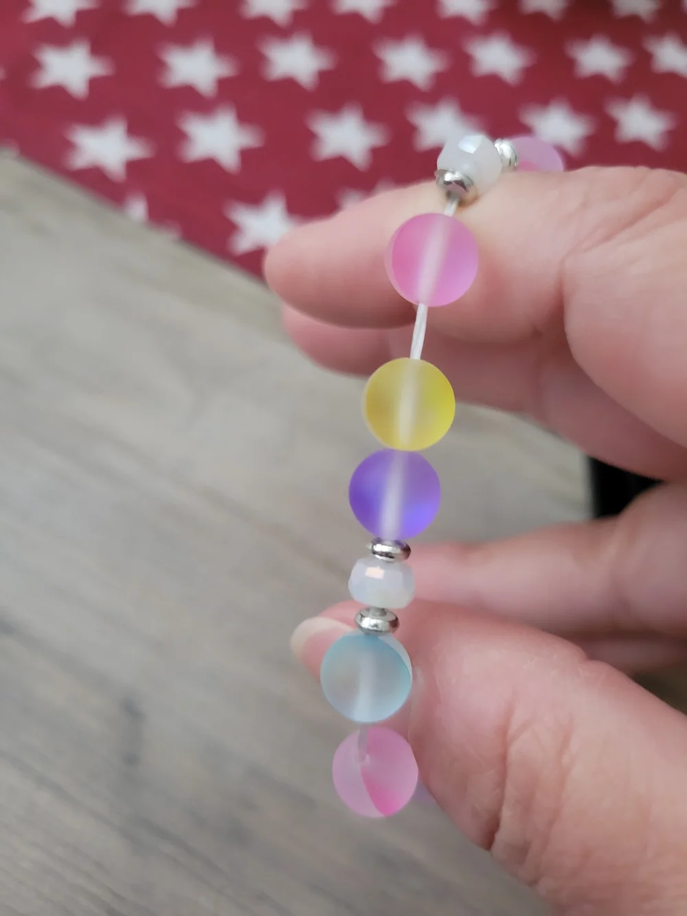 Paparazzi Multicolor Matte Bead Stretch Bracelet